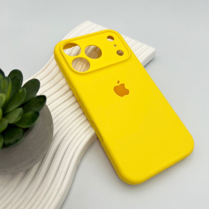 Чохол для смартфона Silicone Full Case AA Camera Protect for Apple iPhone 17 Pro Max 56,Sunny Yellow (FullAAi17PM-56)