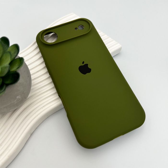 Чохол для смартфона Silicone Full Case AA Camera Protect for Apple iPhone 17 Air 29,Army Green (FullAAi17A-29)