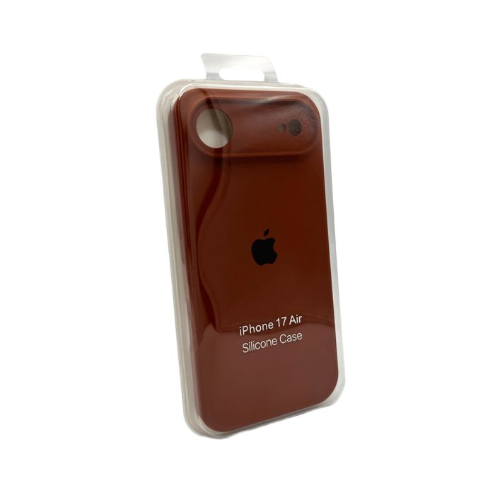Чохол для смартфона Silicone Full Case AA Camera Protect for Apple iPhone 17 Air 42,Saddle Brown (FullAAi17A-42)