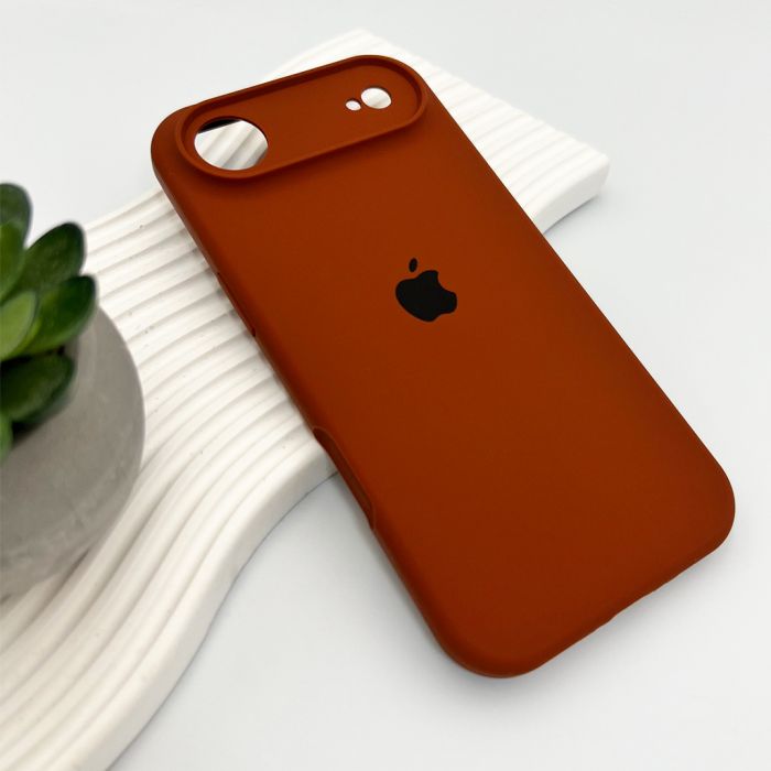 Чохол для смартфона Silicone Full Case AA Camera Protect for Apple iPhone 17 Air 42,Saddle Brown (FullAAi17A-42)