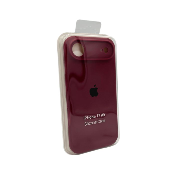 Чохол для смартфона Silicone Full Case AA Camera Protect for Apple iPhone 17 Air 47,Plum (FullAAi17A-47)