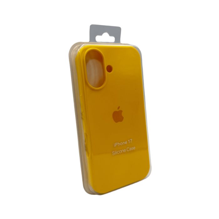 Чохол для смартфона Silicone Full Case AA Open Cam for Apple iPhone 17 56,Sunny Yellow (FullOpeAAi17-56)