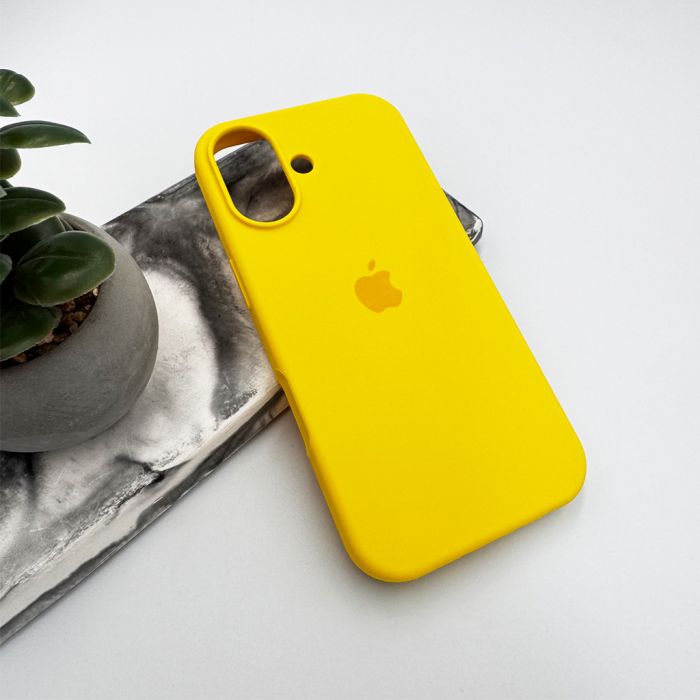 Чохол для смартфона Silicone Full Case AA Open Cam for Apple iPhone 17 56,Sunny Yellow (FullOpeAAi17-56)