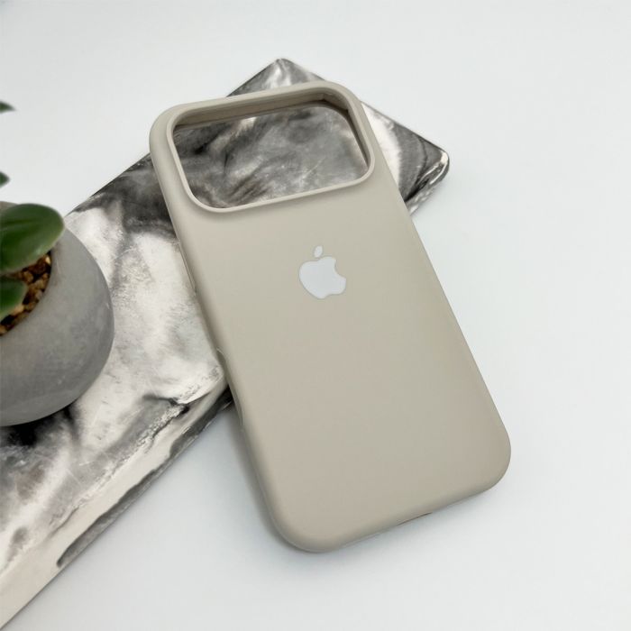 Чохол для смартфона Silicone Full Case AA Open Cam for Apple iPhone 17 Pro 9,Antique White (FullOpeAAi17P-9)