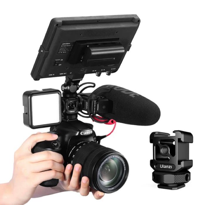 Адаптер кронштейн Ulanzi Vijim metal Triple Cold Shoe Mount (UV-2132 PT-12) (2132)