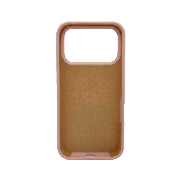 Чохол для смартфона Silicone Full Case AA Open Cam for Apple iPhone 17 Pro 15,Pink Sand (FullOpeAAi17P-15)