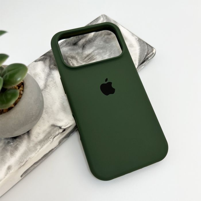 Чохол для смартфона Silicone Full Case AA Open Cam for Apple iPhone 17 Pro 31,Dark Green (FullOpeAAi17P-31)