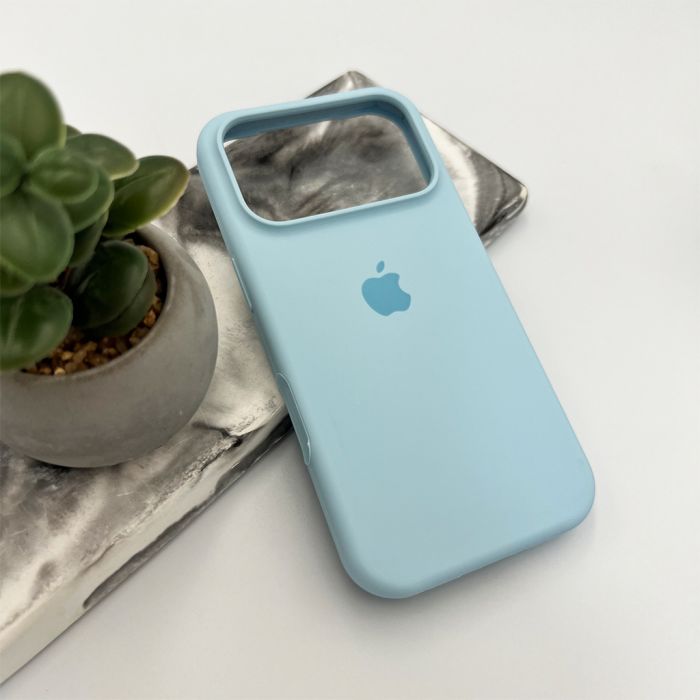 Чохол для смартфона Silicone Full Case AA Open Cam for Apple iPhone 17 Pro Max 27,Mist Blue (FullOpeAAi17PM-27)