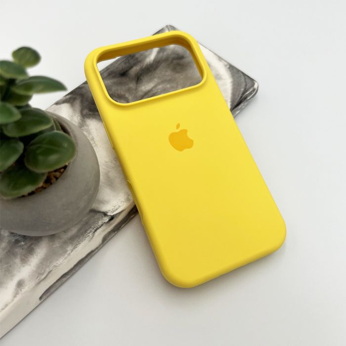 Чохол для смартфона Silicone Full Case AA Open Cam for Apple iPhone 17 Pro Max 33,Canary Yellow (FullOpeAAi17PM-33)