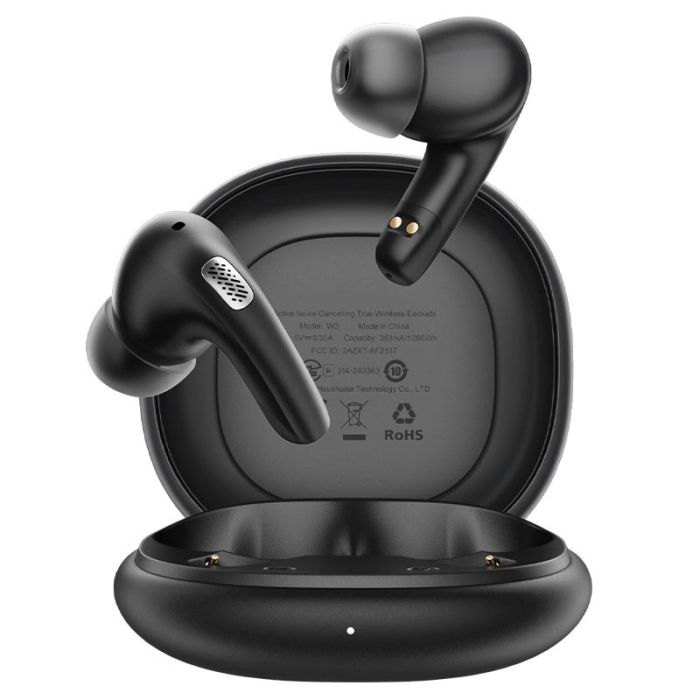 Бездротові навушники TWS ACEFAST W3, ANC+ENC, IPX4, Black (6974316284796)