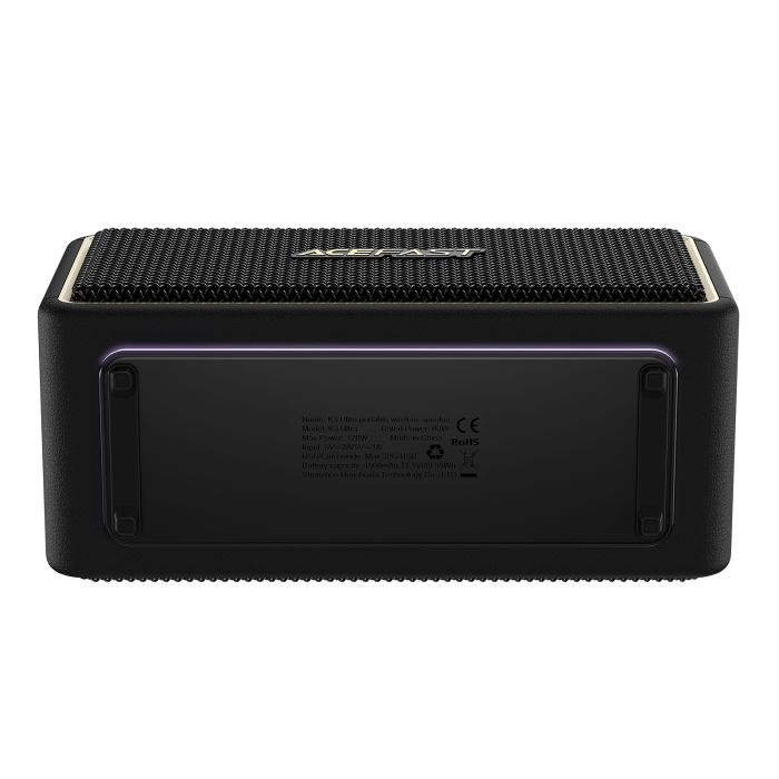 Портативна колонка ACEFAST K3 Ultra portable wireless speaker, 60W, IPX6, Black (6974316285106)