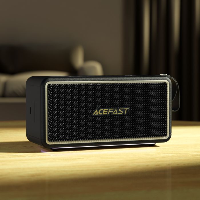 Портативна колонка ACEFAST K3 Ultra portable wireless speaker, 60W, IPX6, Black (6974316285106)