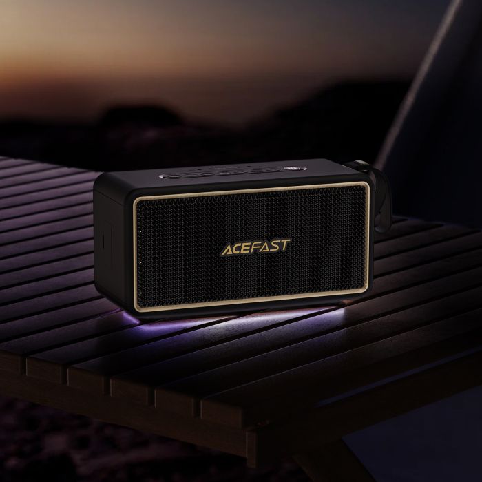 Портативна колонка ACEFAST K3 Ultra portable wireless speaker, 60W, IPX6, Black (6974316285106)