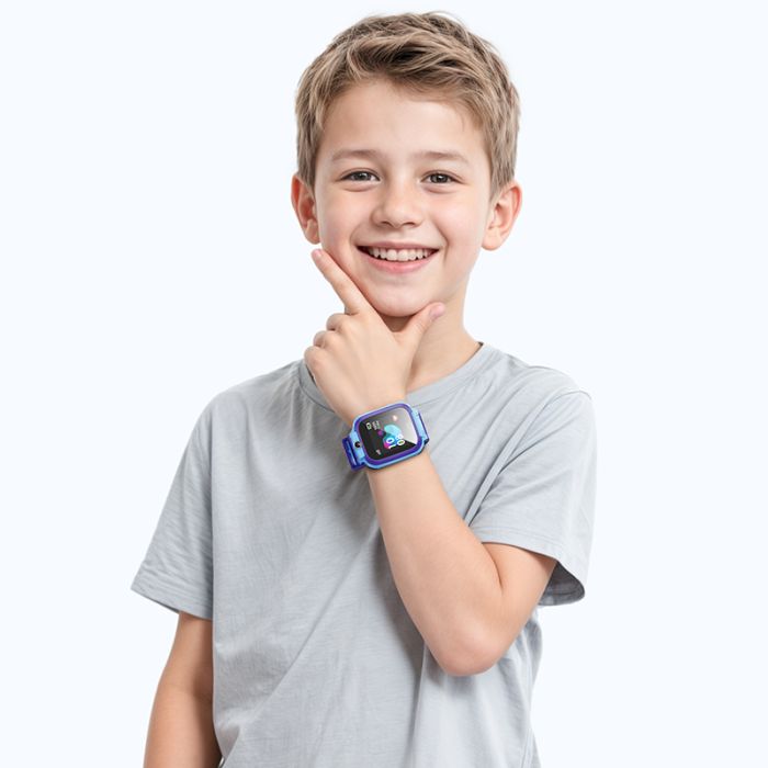 Дитячий смарт-годинник HOCO Y105 36mm. 400 mAh children phone watch Blue (6942007658645)