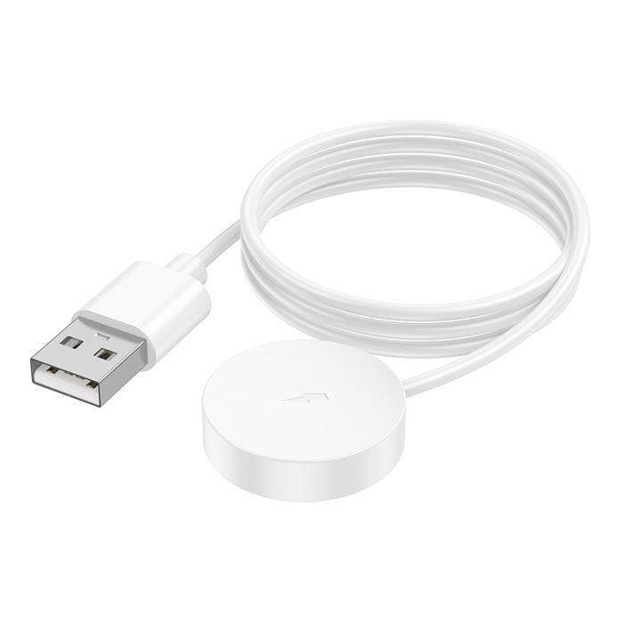Бездротовий зарядний пристрій для смарт-годинника BOROFONE BD14 Ultra Smart sports watch charging cable White (6941991124297)