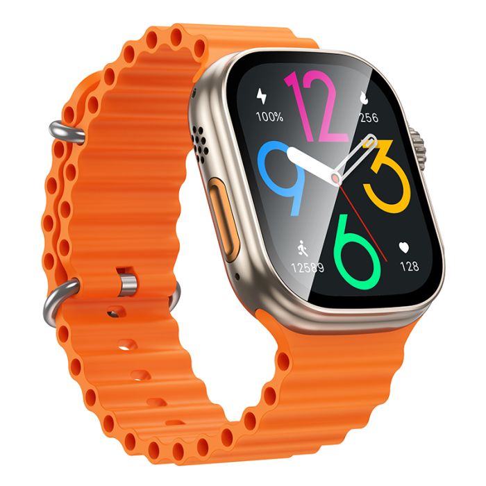 Смарт-годинник BOROFONE BD14 Ultra 51mm. 180 mAh. Smart sports watch(call version) Titanium Gold (6941991124280)