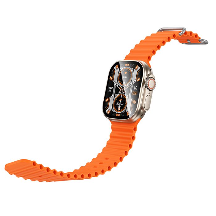 Смарт-годинник BOROFONE BD14 Ultra 51mm. 180 mAh. Smart sports watch(call version) Titanium Gold (6941991124280)