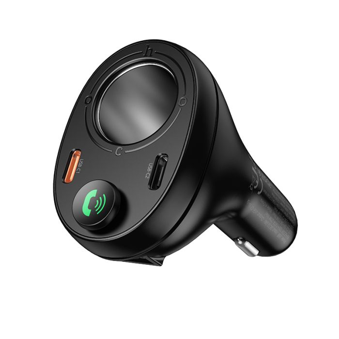 АЗП з FM-модулятором HOCO E88 Star 35W(2C) cigarette lighter car BT FM transmitter Black (6942007654111)