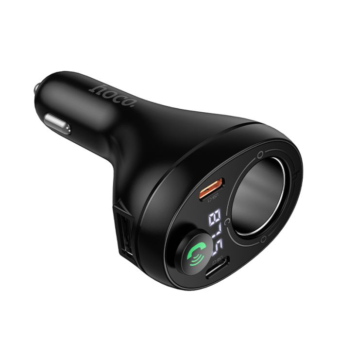 АЗП з FM-модулятором HOCO E88 Star 35W(2C) cigarette lighter car BT FM transmitter Black (6942007654111)