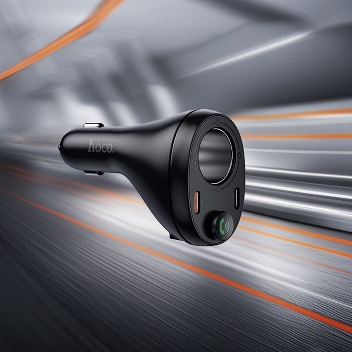 АЗП з FM-модулятором HOCO E88 Star 35W(2C) cigarette lighter car BT FM transmitter Black (6942007654111)