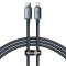 Кабель Baseus Crystal Shine Series Fast Charging Data Cable Type-C to iP 20W 2m Black (CAJY000301)
