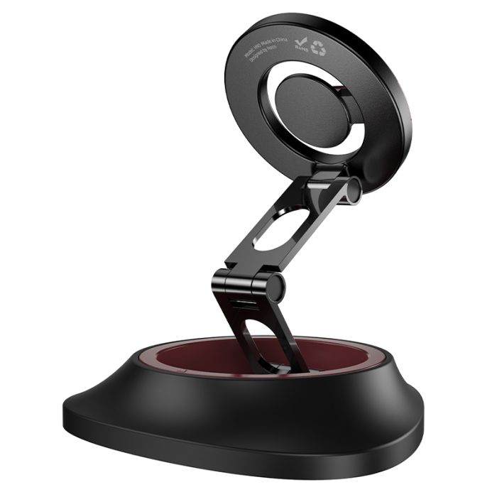 Автотримач для телефона HOCO H90 Tower folding ring magnetic car holder(dashboard) (6942007662635)