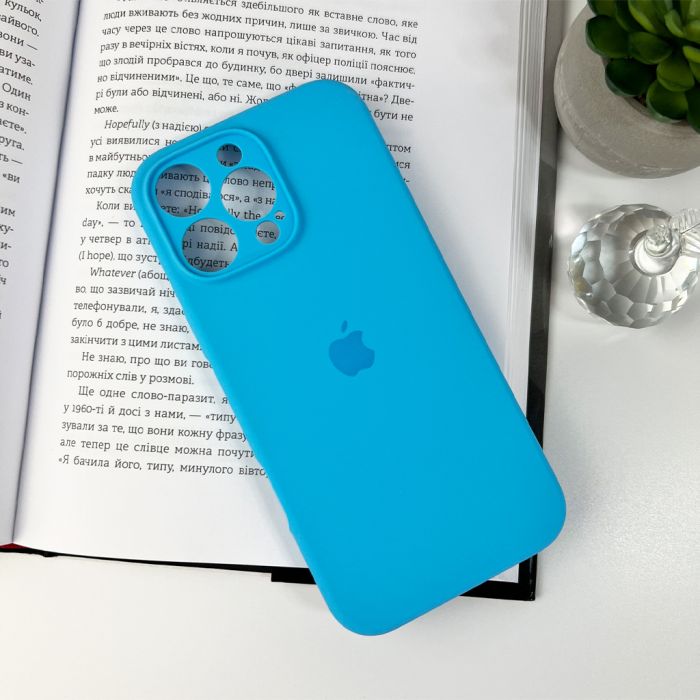 Чохол для смартфона Silicone Full Case AA Camera Protect for Apple iPhone 16 Pro 44,Light Blue (FullAAi16P-44)