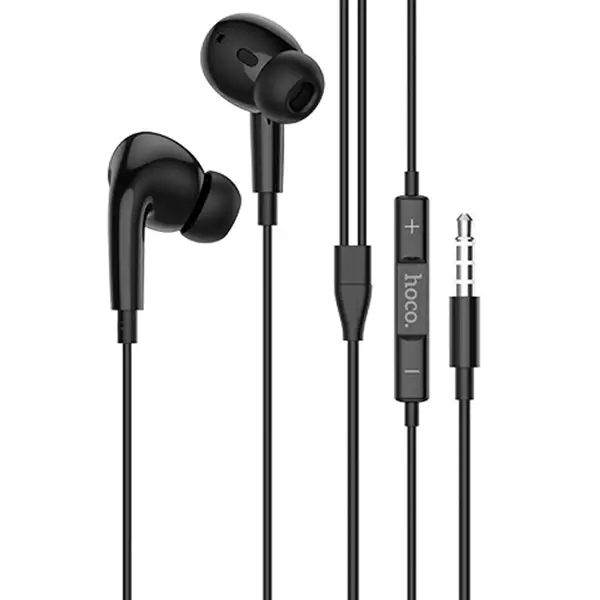 Навушники дротові HOCO M101 Pro Crystal (3.5mm) Black (6931474782373)