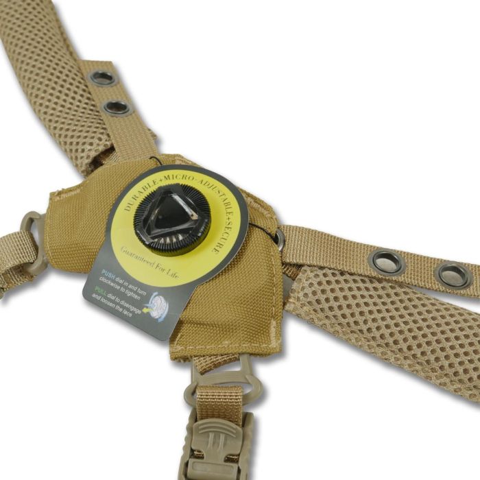 Подвесная система + подушки для шлема Team Wendy Cam Fit(R) GEN.3 Койот