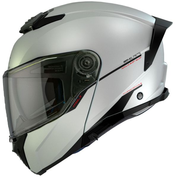 Мотошолом MT ATOM 2 SV Solid A0 Gloss White XL
