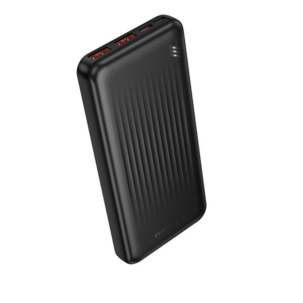 Зовнішній акумулятор BOROFONE BJ80 Clever 22.5W+PD20W fully compatible power bank(10000mAh) Black (6941991121593)