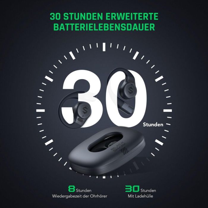 Бездротові навушники TWS Black Shark Open Bluetooth Earphones Black (BHR8844CN)