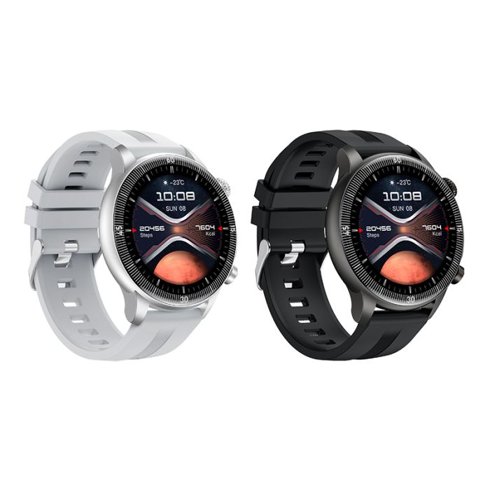 Смарт-годинник HOCO Y31 37mm, 250 mAh, Smart sports watch(call version) Silver (6942007654104)