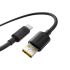 Кабель Baseus Foamed Silicone Fast Charging Data Cable USB to Type-C 100W Comic 1m Black (E0426800)