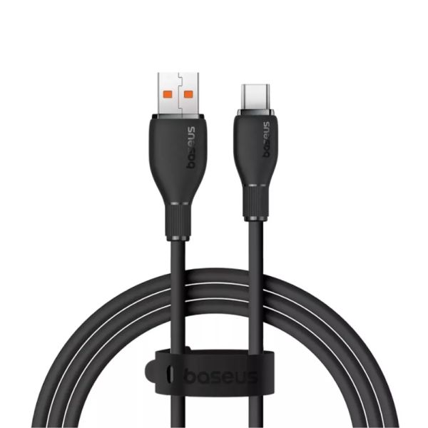 Кабель Baseus Pudding Series Fast Charging Cable USB to Type-C 100W 2m Cluster Black (P10355703111-01)