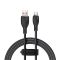 Кабель Baseus Pudding Series Fast Charging Cable USB to Type-C 100W 2m Cluster Black (P10355703111-01)