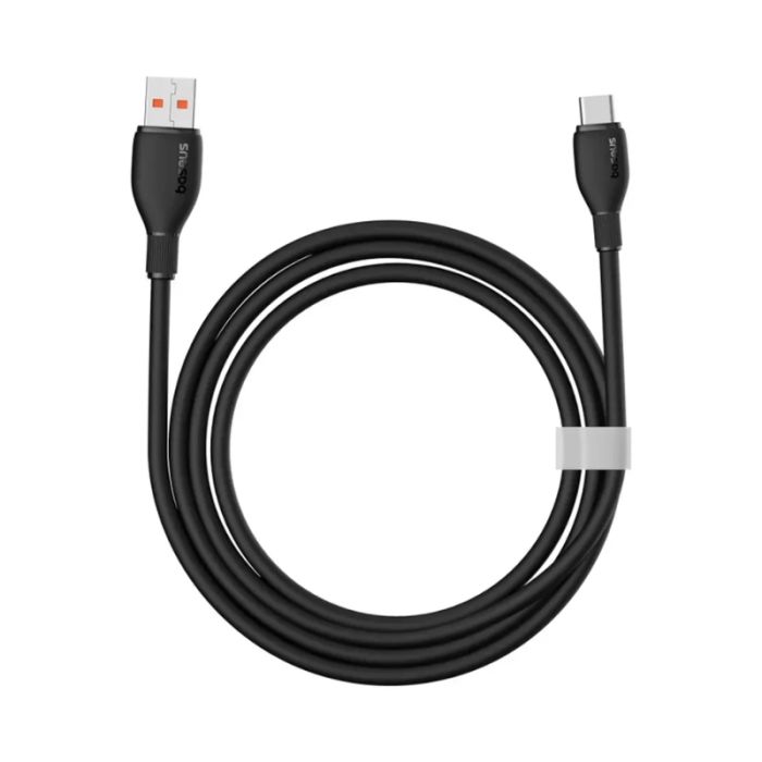 Кабель Baseus Pudding Series Fast Charging Cable USB to Type-C 100W 2m Cluster Black (P10355703111-01)