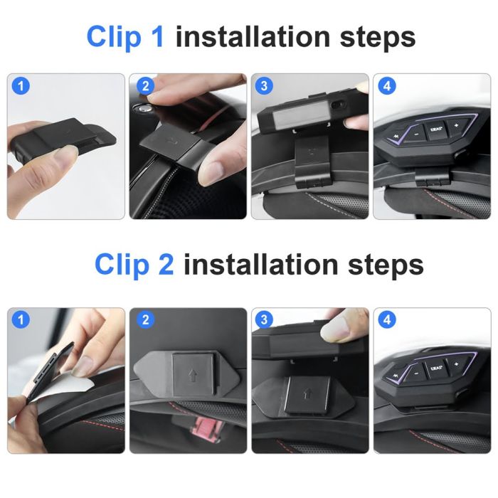 Мотогарнітура EJEAS MS8 Mesh, 8 райдерів, звук