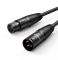 Аудіокабель UGREEN AV130 Cannon Male to Female Microphone Extension Audio Cable 5m Black (UGR-20712)