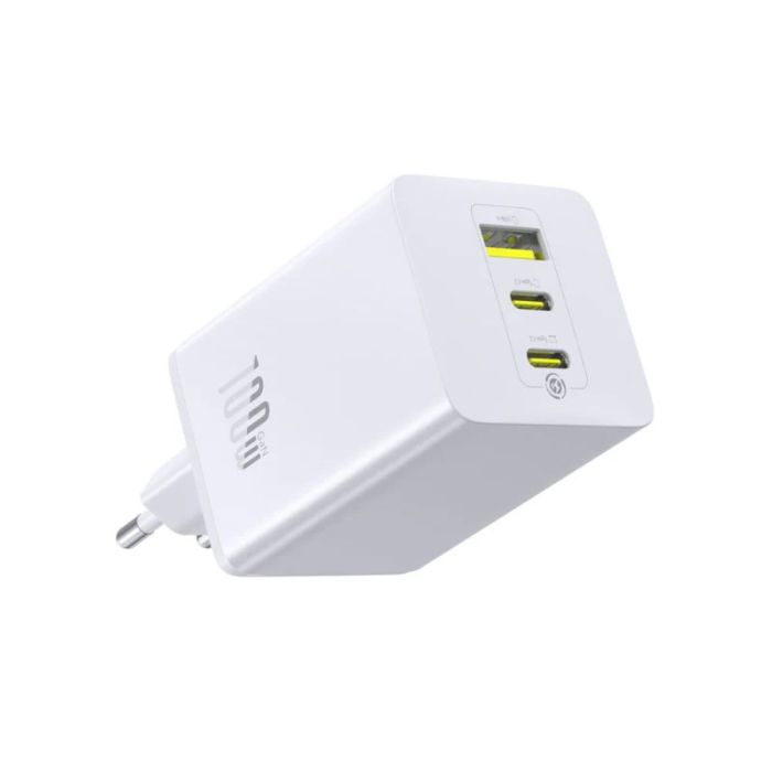 Мережевий зарядний пристрій Baseus EnerFill FE11 Fast Charger 2C+U 100W EU Moon White (P10182102213-00)