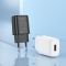 Мережевий зарядний пристрій з кабелем HOCO C134A Solid single-port charger set(Micro) White (6942007621342)