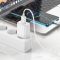 Мережевий зарядний пристрій з кабелем HOCO C134A Solid single-port charger set(Type-C) White (6942007621366)
