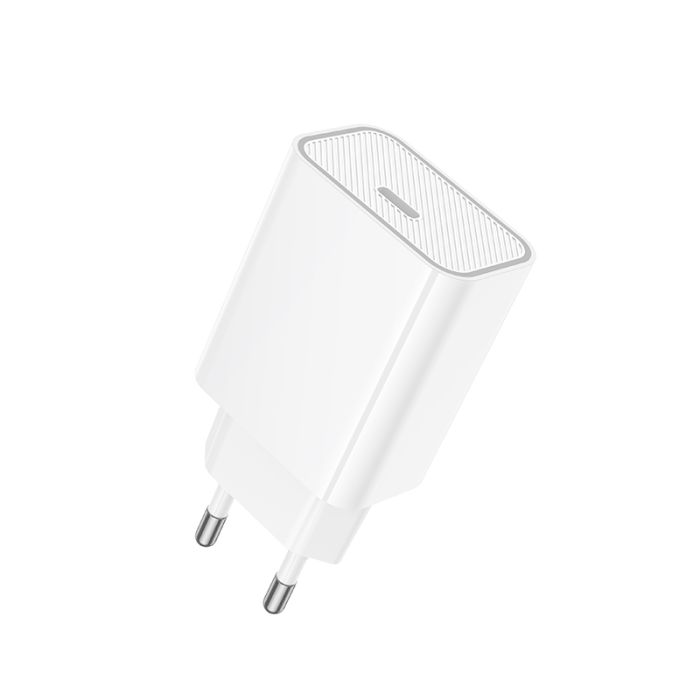 Мережевий зарядний пристрій HOCO C143A Benefit single port PD20W charger White (6942007652063)