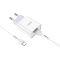 Мережевий зарядний пристрій з кабелем HOCO C81A Asombroso single port charger set(Type-C) White (6931474727961)