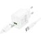 Мережевий зарядний пристрій з кабелем HOCO CS52A 18W Surplus single-port QC3.0 charger set(Type-C) White (6942007631471)