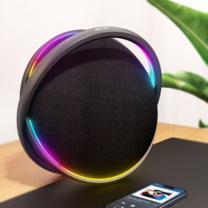 Портативна колонка Acefast K5 Pro Portable wireless Speaker Black (6974316285465)