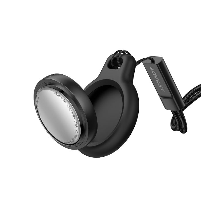 Трекер ACEFAST S1 button type positioning device single Black (6974316285069)