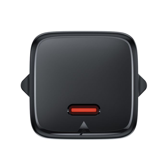 Мережевий зарядний пристрій ACEFAST A117 PD20W mini GaN USB-C fast charger Black (6974316284987)