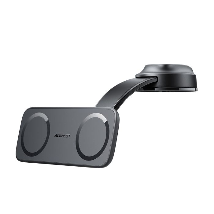 Автотримач для телефона ACEFAST D60 dual magnet car holder for dashboard Black (6974316285380)