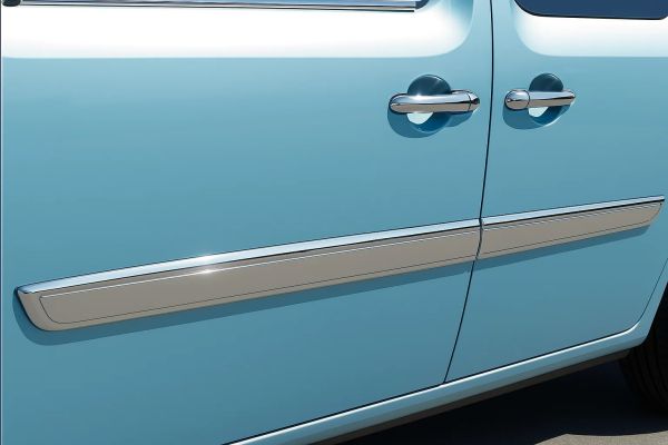 Дверные Молдинги Нержавеющая Сталь (2008-2011, 4 шт) для Renault Kangoo